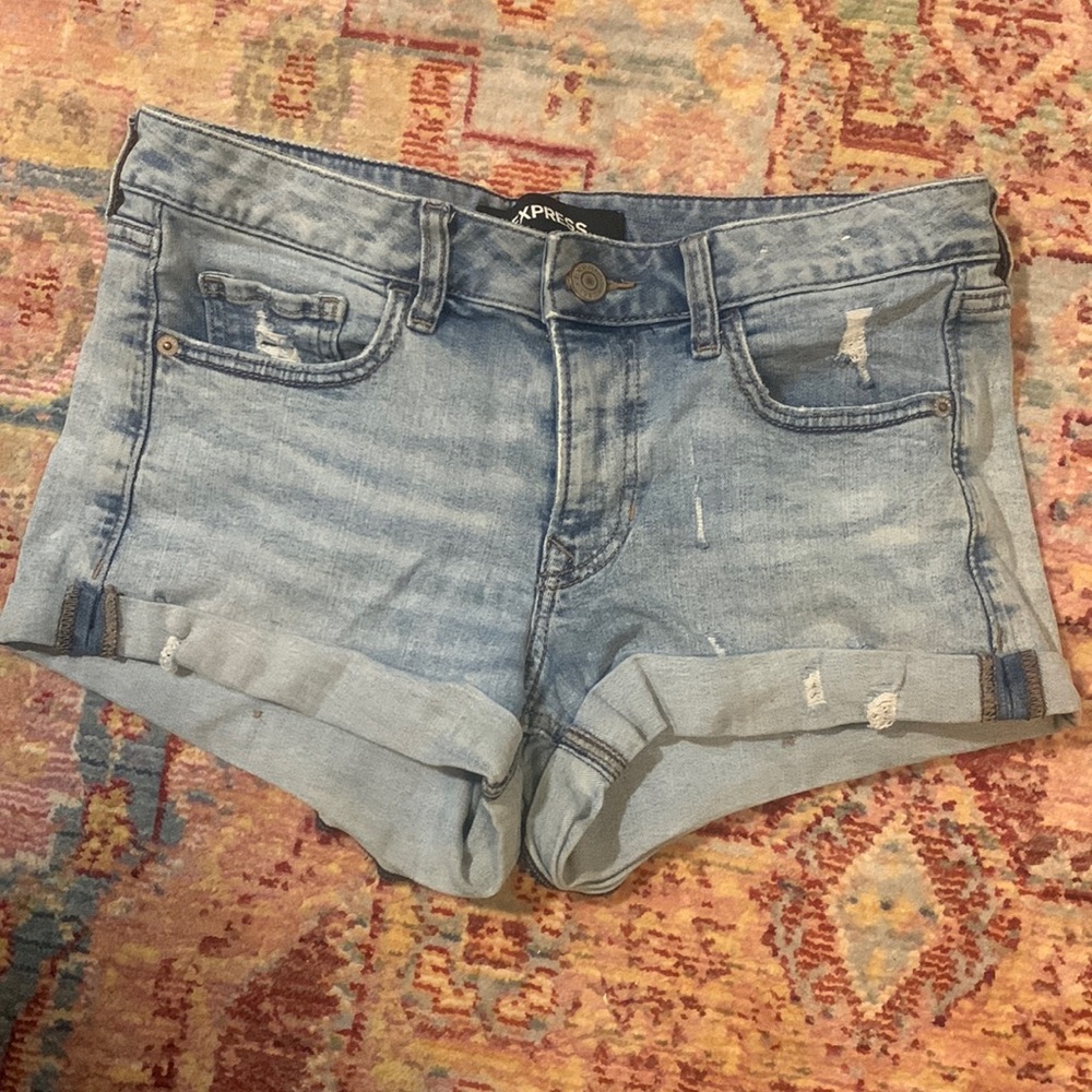 Express jean shorts